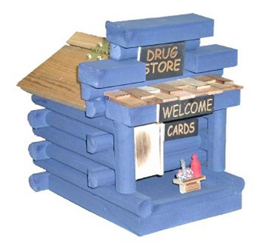 Drugstore Log Cabin Bird Feeder