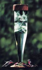 Paradise Quart Glass Humming Bird Feeder